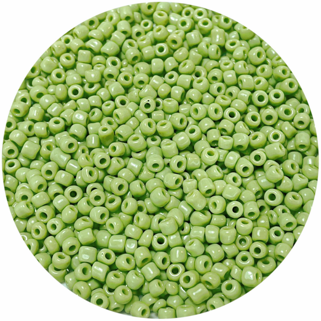 MOSTACILLAS 4X2.5MM OPACAS - VERDE CLARO