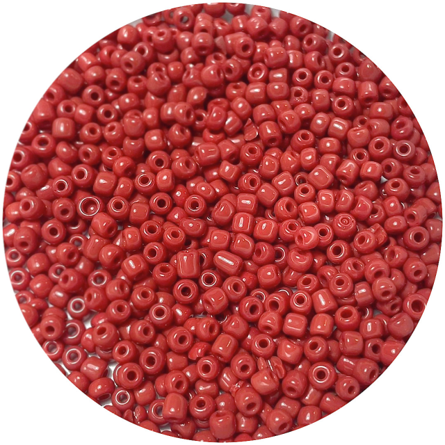 MOSTACILLAS 4X2.5MM OPACAS - ROJO