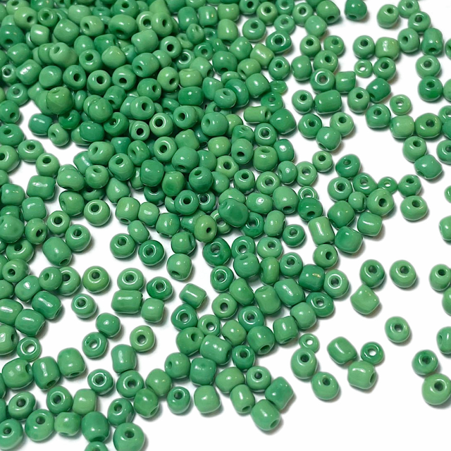 MOSTACILLAS 4X2.5MM OPACAS - VERDE