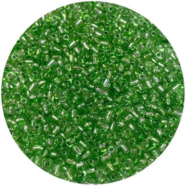 MOSTACILLAS 4X2.5MM PLATEADAS - VERDE CLARO