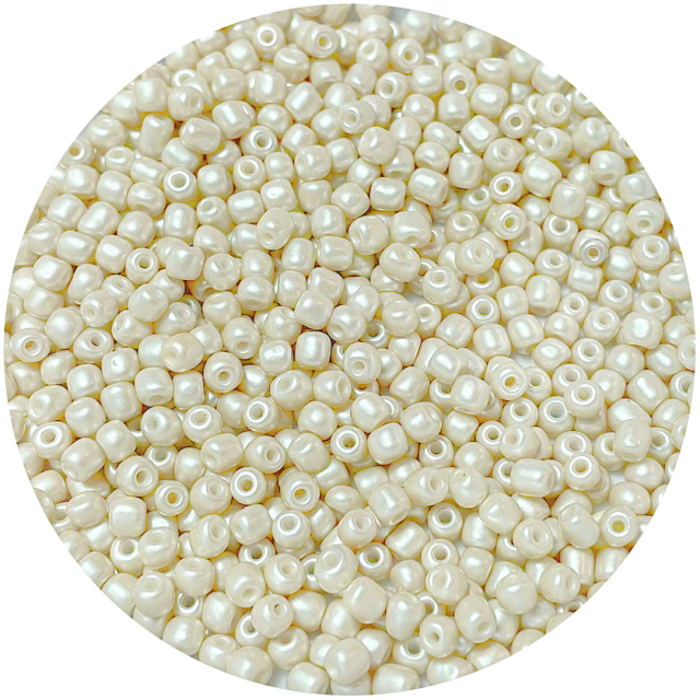 MOSTACILLAS 4X2.5MM PERLADAS - BEIGE/CLARO