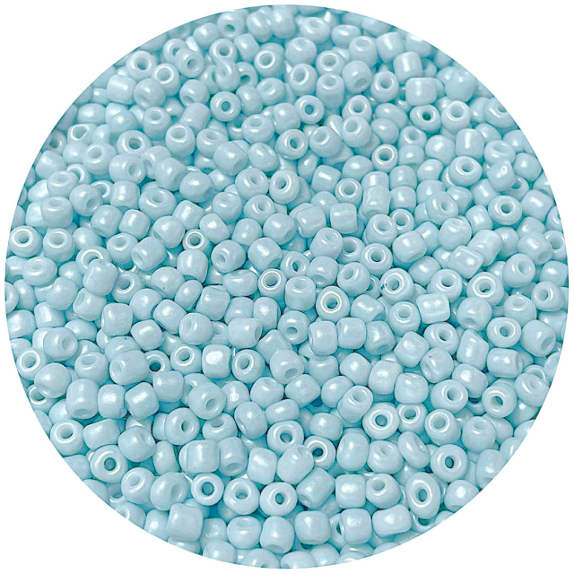 MOSTACILLAS 4X2.5MM PERLADAS - CELESTE