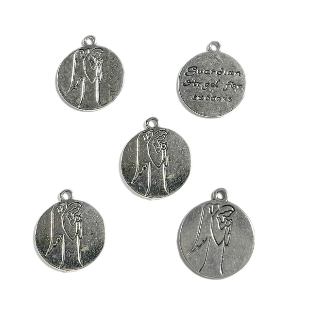 DIJE MEDALLA ANGEL 18MM