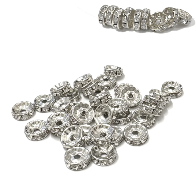 SEPARADOR STRASS 10X3MM LISO - 694