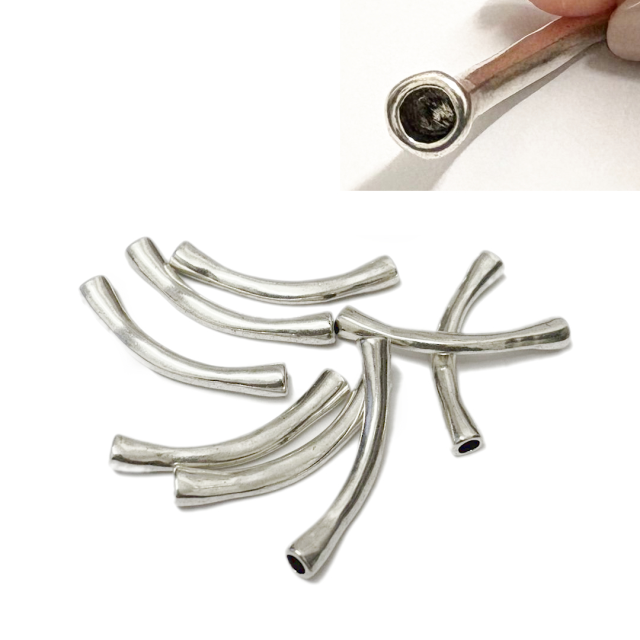 TUBITOS CURVOS 44X4MM - CON TOPE 4MM INT (PARA PEGAR)