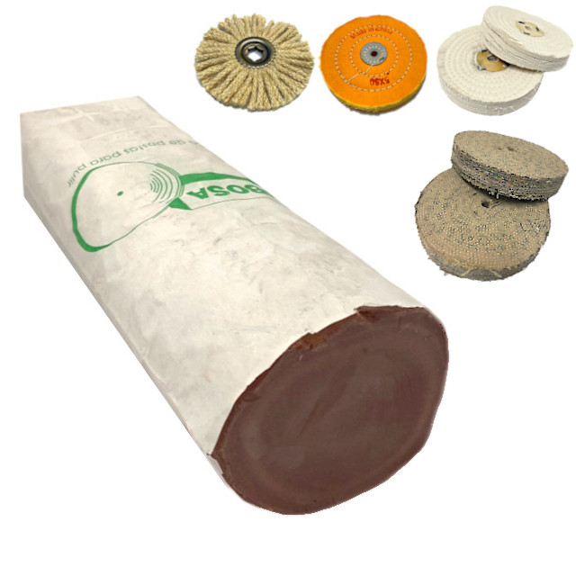 PASTA GUBOSA 412 MARRON - PULIDO