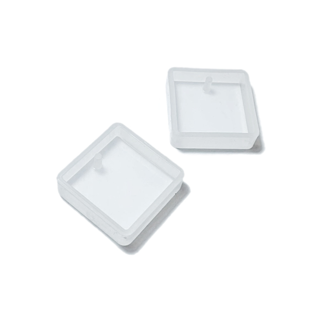 MOLDE SILICONA PARA RESINA CUADRADO 28X7MM