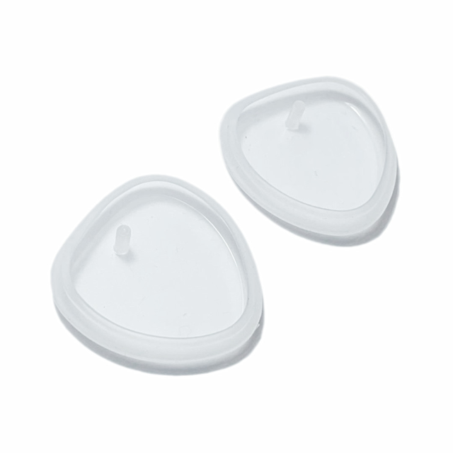 MOLDE SILICONA PARA RESINA CORAZON 40X7MM