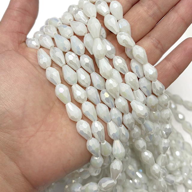 LAGRIMA 8X11MM B157 - TORNASOL (BLANCO)