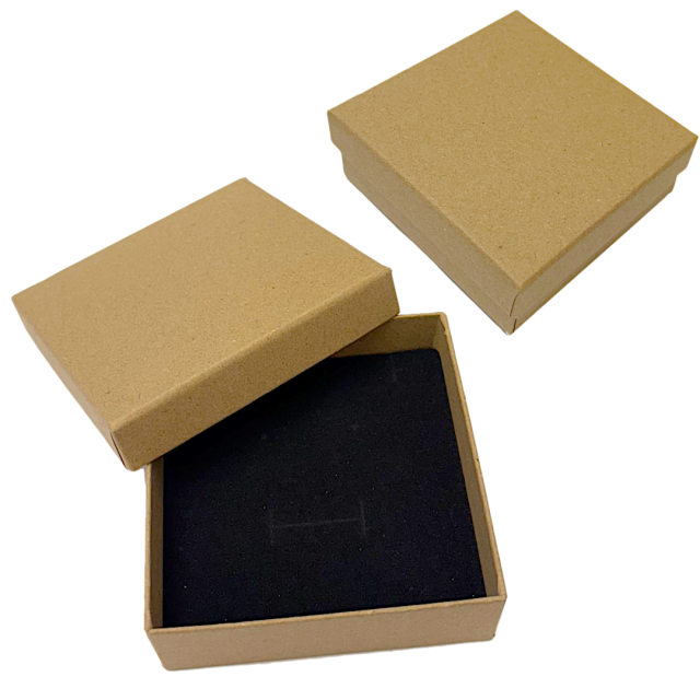CAJA CARTON KRAFT (90X90X32MM)