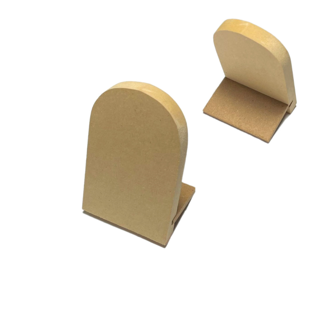 EXHIBIDOR MDF CON BASE 8X5X1CM