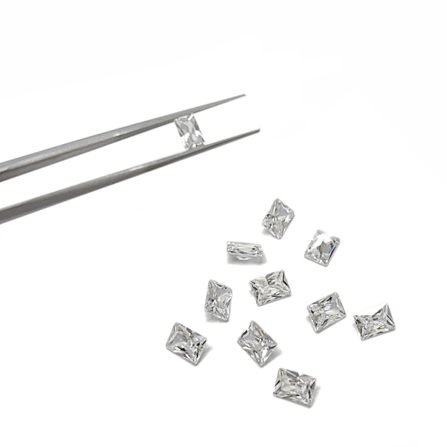 ZIRCONIA RECTANGULAR 3X5MM -1 (CRISTAL)