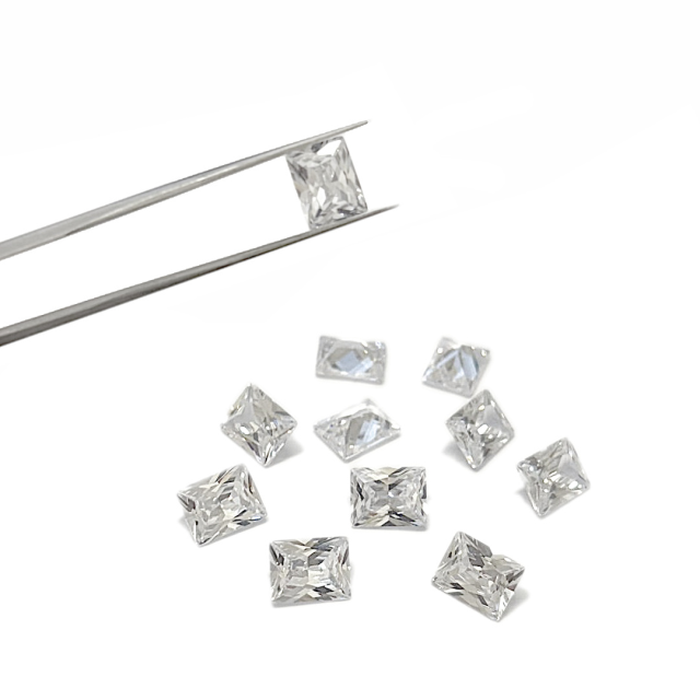 ZIRCONIA RECTANGULAR 7X9MM -1 (CRISTAL)