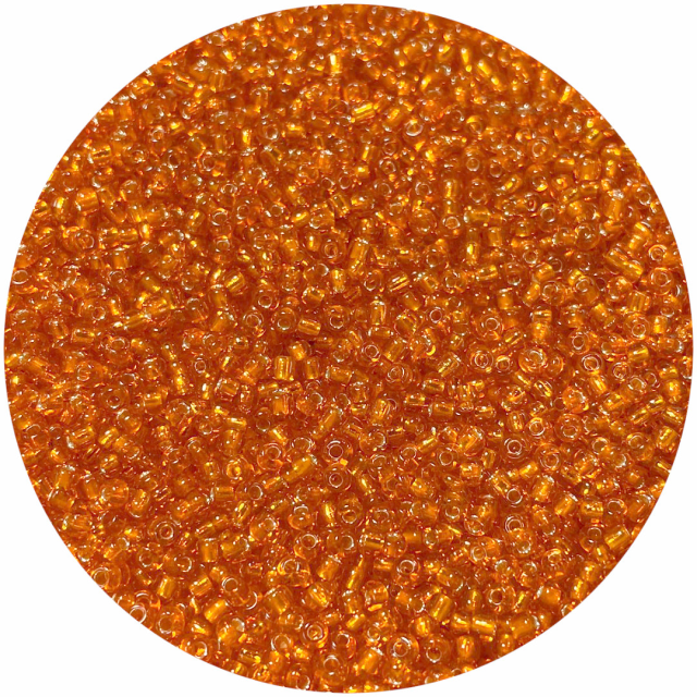 MOSTACILLAS 3X2MM PLATEADAS - NARANJA