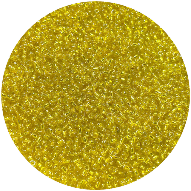 MOSTACILLAS 3X2MM PLATEADAS - AMARILLO