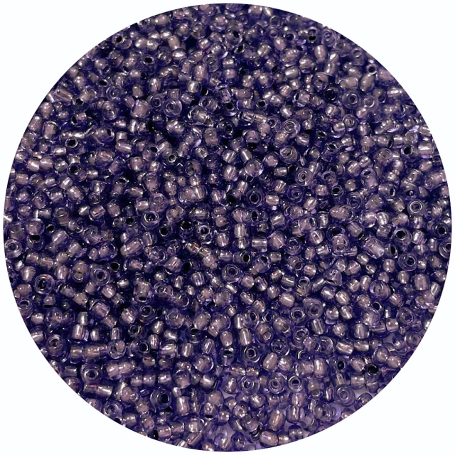 MOSTACILLAS 3X2MM PLATEADAS - VIOLETA