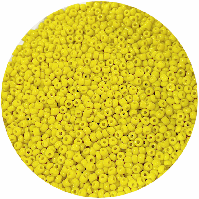 MOSTACILLAS 3X2MM OPACAS - AMARILLO