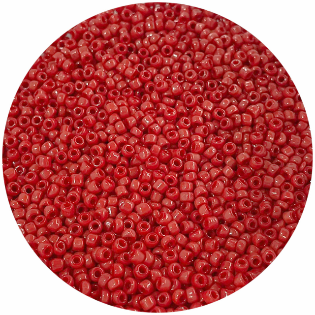 MOSTACILLAS 3X2MM OPACAS - ROJO