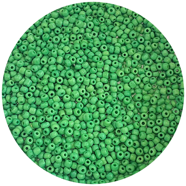 MOSTACILLAS 3X2MM OPACAS - VERDE