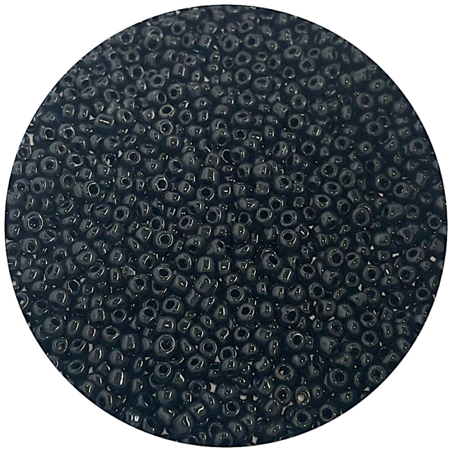 MOSTACILLAS 3X2MM OPACAS - NEGRO