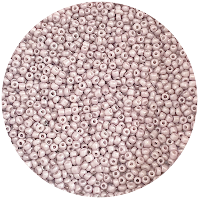 MOSTACILLAS 3X2MM PERLADAS  - ROSA VIEJO