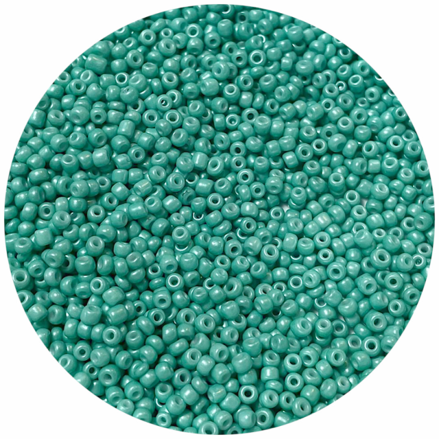 MOSTACILLAS 3X2MM PERLADAS  - VERDE