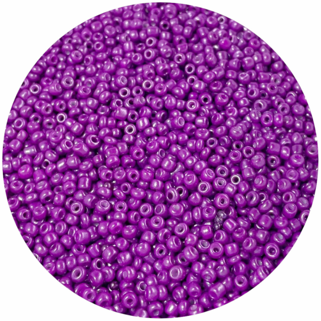 MOSTACILLAS 3X2MM PERLADAS  - VIOLETA / PURPURA