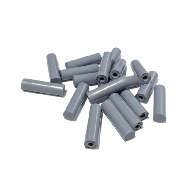 CILINDRO DE GOMA BRILLO 6X22MM - KOMET (GRIS)