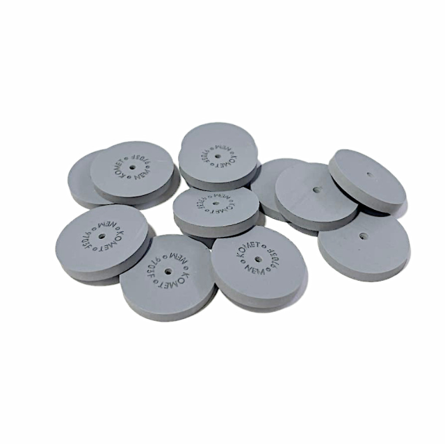 DISCO DE GOMA BRILLO 3X22MM - KOMET (GRIS)