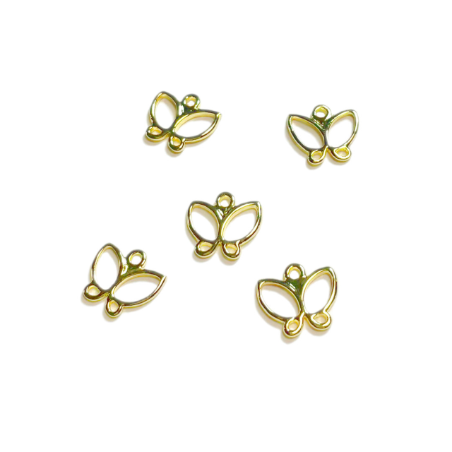 DIJE MARIPOSA 10X13MM - BAÑO DE ORO