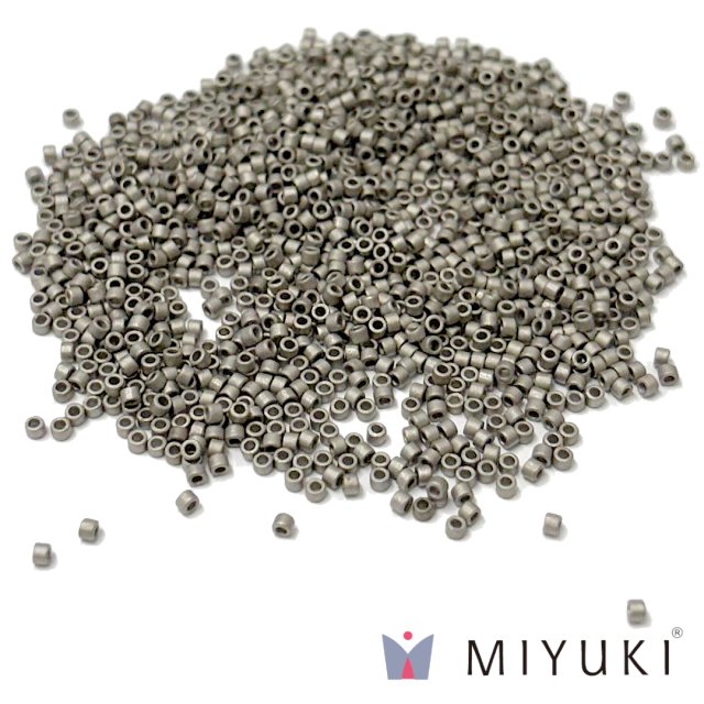 MIYUKI DELICA Nº11 MATE PLATEADO NIQUEL