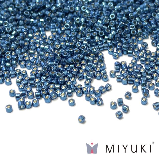 MIYUKI DELICA Nº11 GALVANIZADO CELESTE DURACOAT