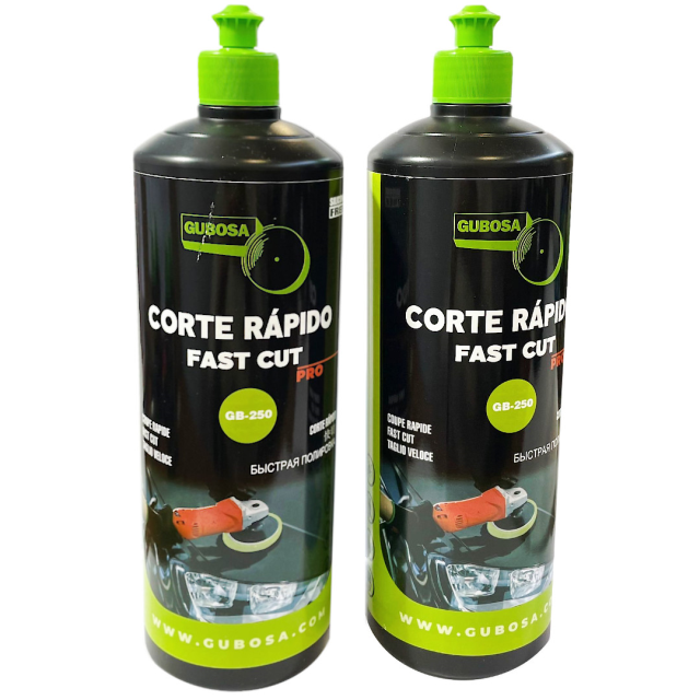 PASTA GUBOSA GB250 VERDE - PULIDO CORTE RAPIDO (USO AUTOMOTRIZ)