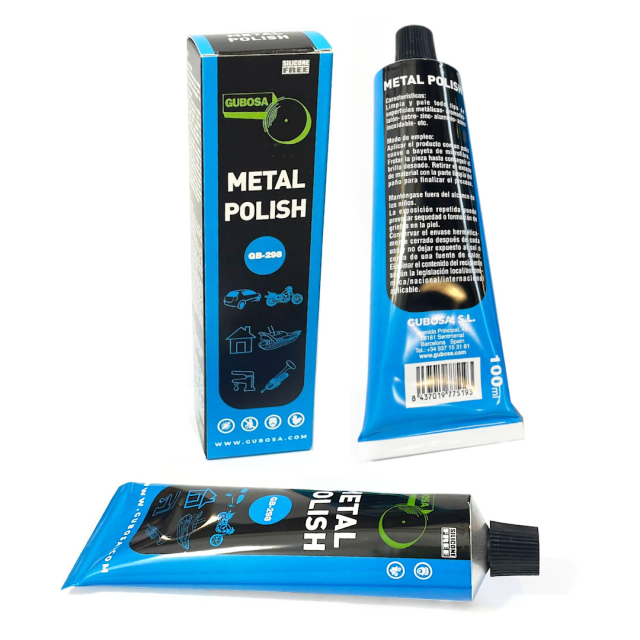 PASTA GUBOSA GB298 -METAL POLISH (PULIDOR DE METALES) -100ML