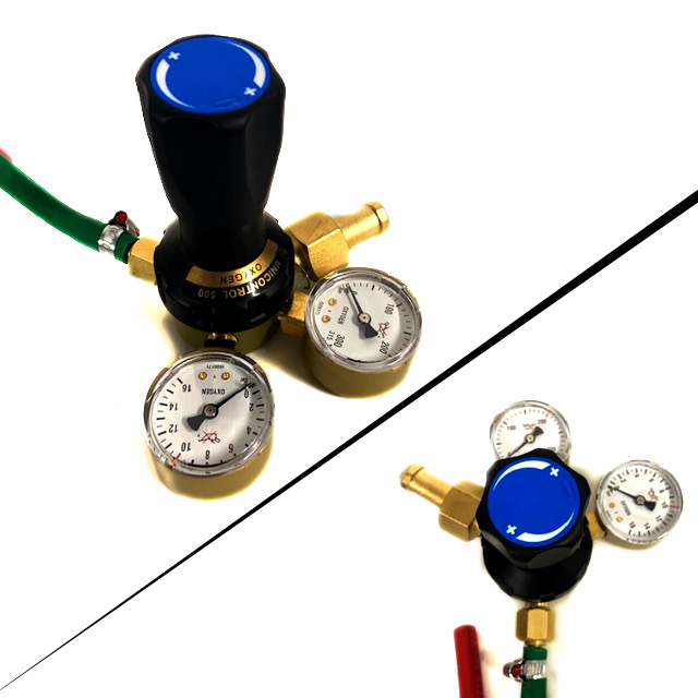 REGULADOR CON 2 MANOMETROS (SOPLETE AUTOGENA)