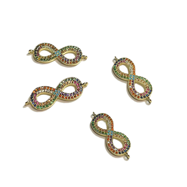 DIJE INFINITO 23X10MM - BAÑO DE ORO (SEPARADOR)